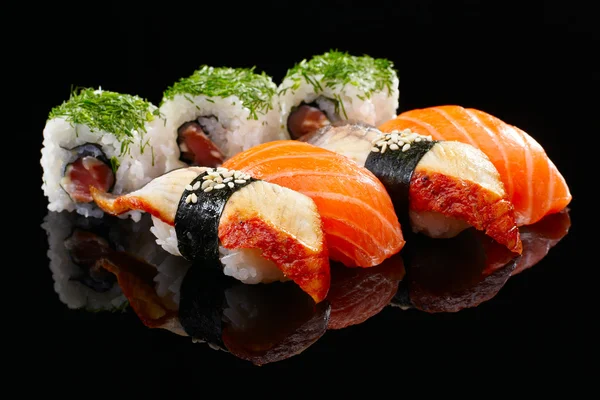 Sushi nigiri Fotografias De Stock Royalty-Free