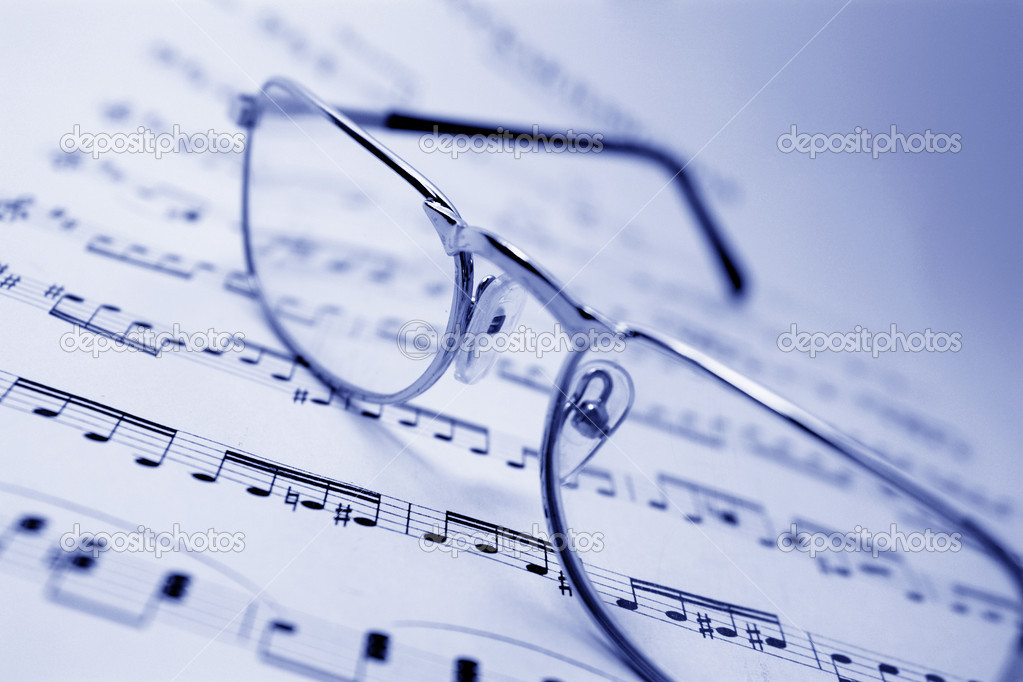 Glasses and notes