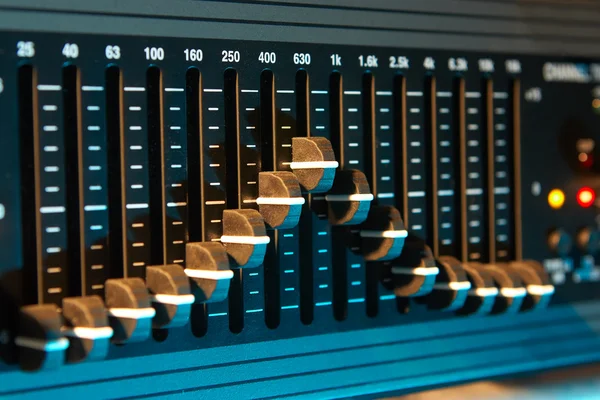 Graphic sound equalizer — Stock Photo, Image