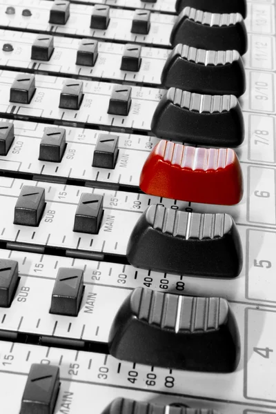 Mixer kontroll — Stockfoto