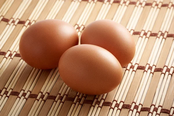 Tre uova — Foto Stock