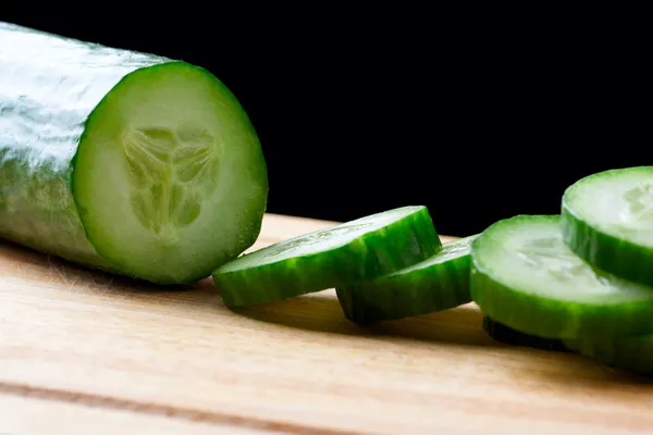 Cut cucumber — Stock Photo, Image