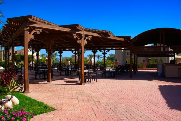 Cafe in resort — Stock Photo, Image