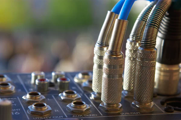 Audio-Buchsen — Stockfoto