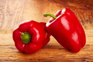 Red peppers clipart