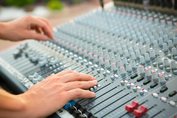 Mezclador de sonido — Foto de Stock