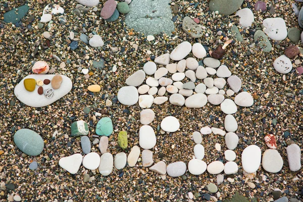 Pebble huis — Stockfoto