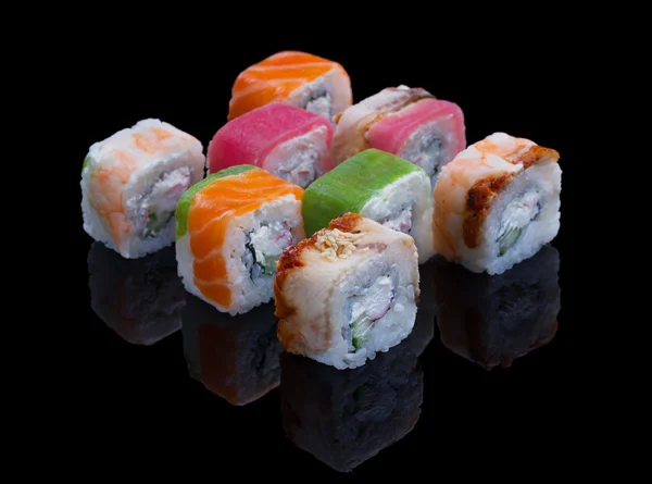 Allsorts zestaw sushi — Zdjęcie stockowe
