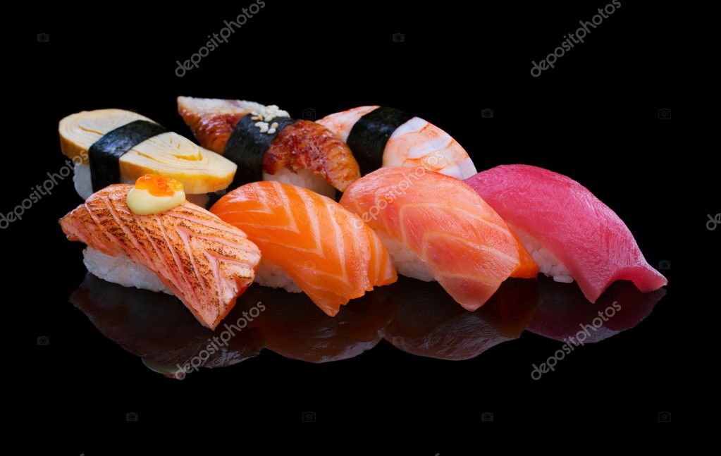 Sushi Set Stock Photo by ©Laputin 37632173