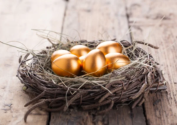 Gold Eggs — Stock Photo, Image