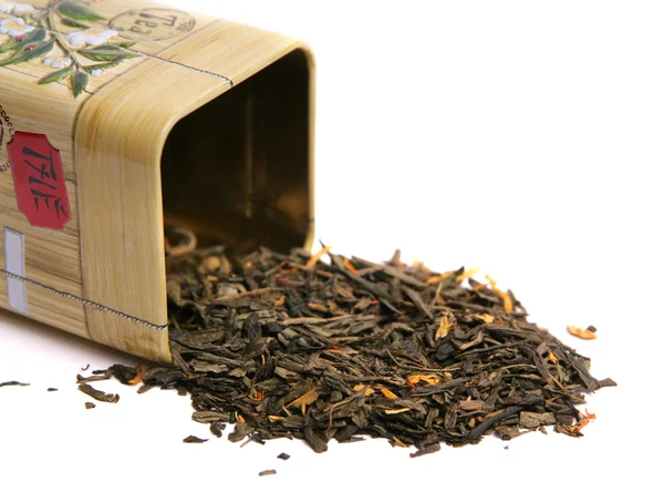 Grass tea isolated on white — Stock Photo, Image
