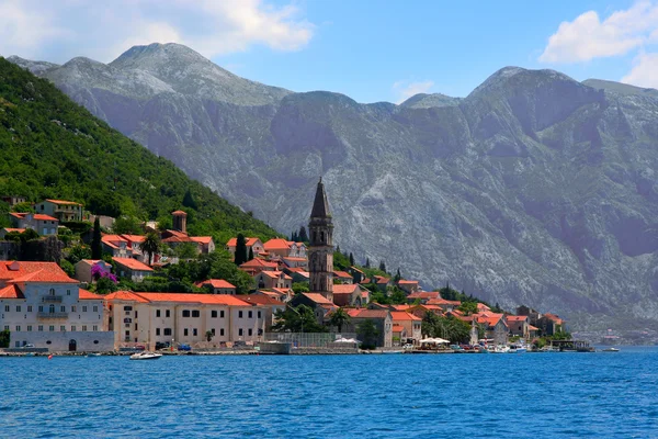 Perast stad — Stockfoto