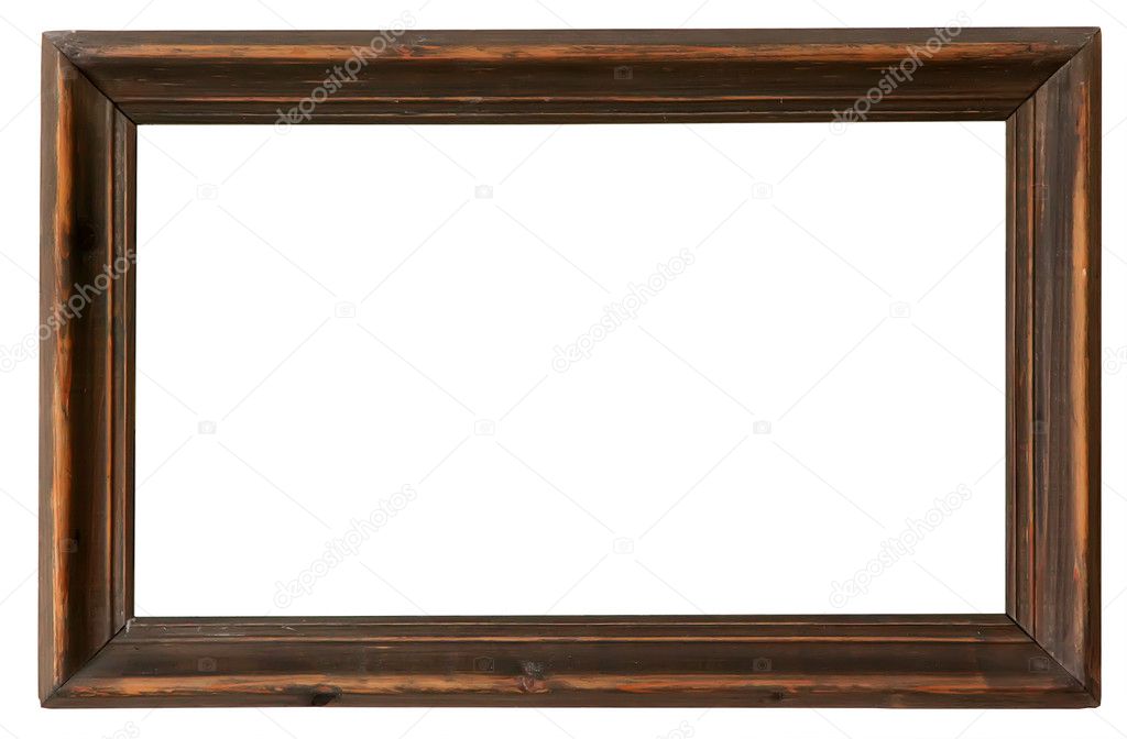Old wooden frame.