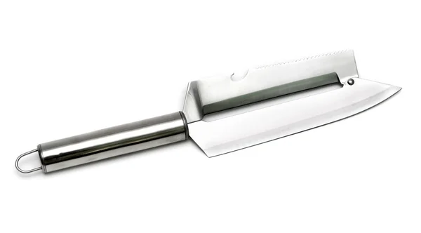 Silver kitchen knife — Stock Photo, Image