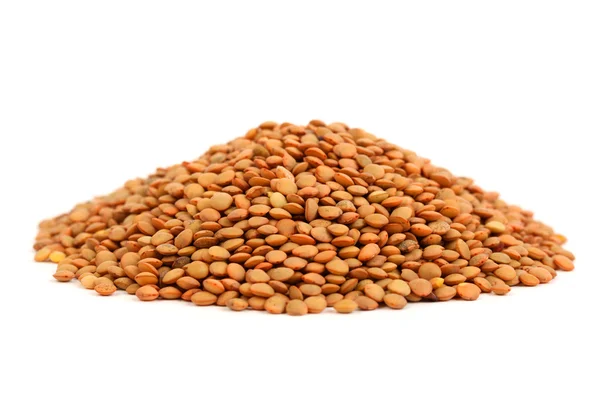 Heap of lentil seeds — Stock Photo, Image