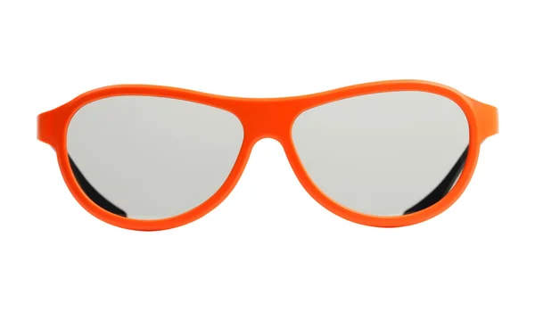 Orange eyeglasses — Stock Photo, Image
