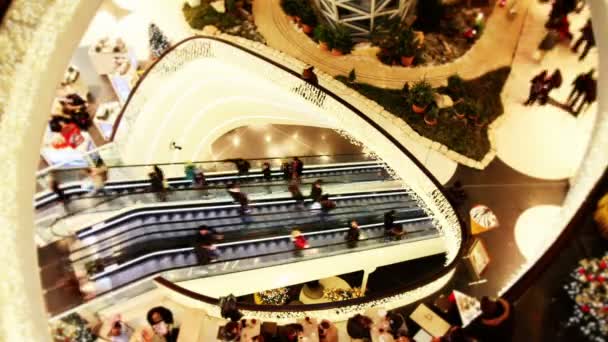 Timelapse en el centro comercial — Vídeos de Stock