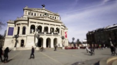 Zeitraffer Opernplatz Frankfurt