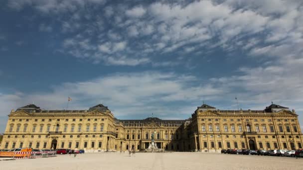 Zeitraffer Schlossplatz — Vídeo de stock