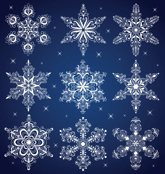 Snowflakes. — Stock Vector