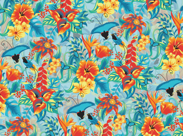 Тропический узор