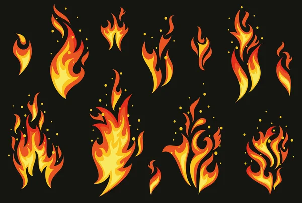 Fire. — Stock Vector