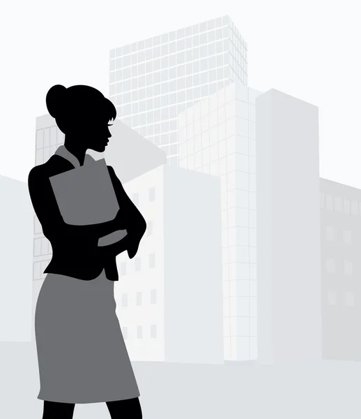 Mujer de negocios. — Vector de stock