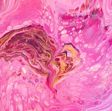 Sıvı resim çizimi. Soyut dekoratif mermer dokusu.