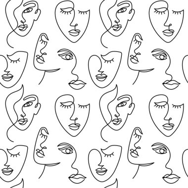 Soyut bir kadının kusursuz yüzleri..