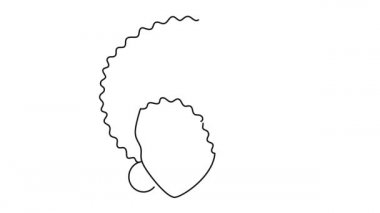 Modern tarzda bir kadının yüzü..