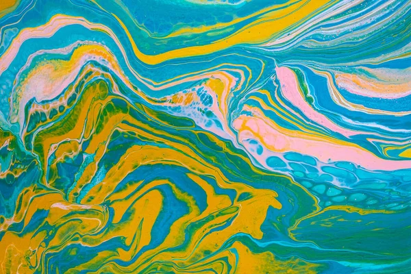 Modern fluid art painting. Abstract decorative marble texture. — Fotografia de Stock