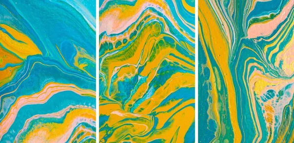 Streszczenie Barwnych Dzieł Sztuki Sztuka Płynu Tło Tapeta Faktura Mieszanie — Zdjęcie stockowe