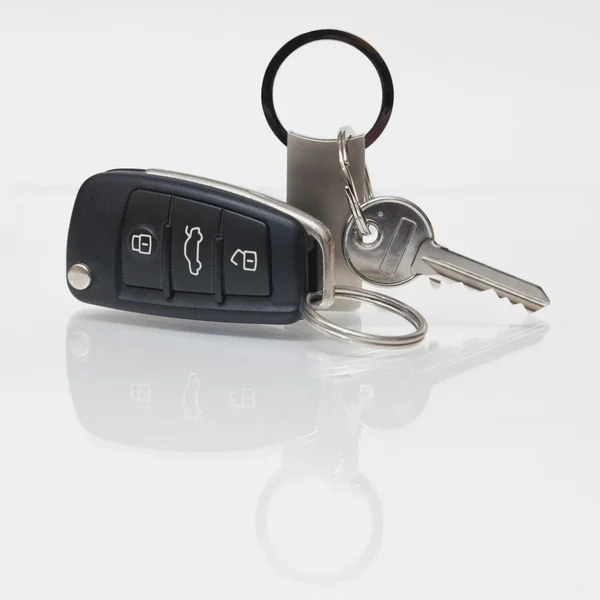Araba ve ev anahtarları Stok Fotoğraf