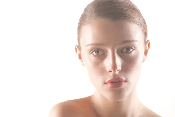 Beautiful model studio portrait isolated — Stock Photo, Image