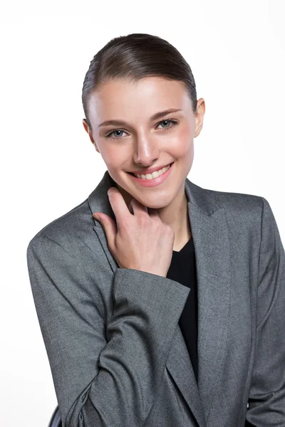 Retrato de atractiva mujer de negocios —  Fotos de Stock