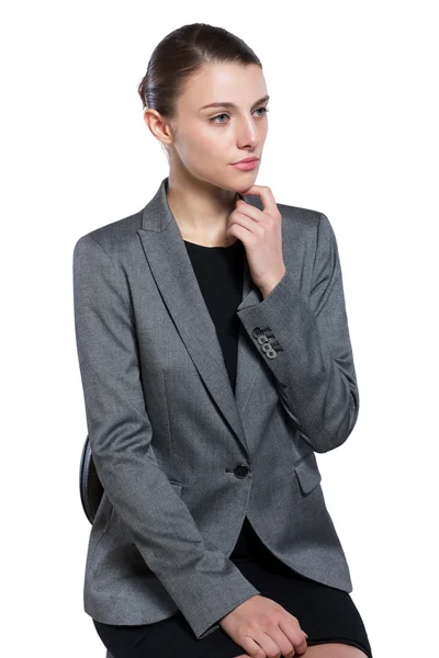 Portret van aantrekkelijke zakenvrouw — Stockfoto