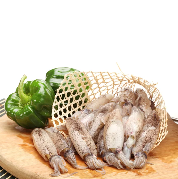 Frisch gefangener Tintenfisch — Stockfoto