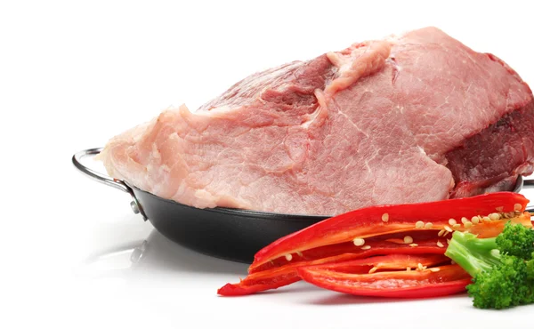 Rohes Schweinefleisch — Stockfoto