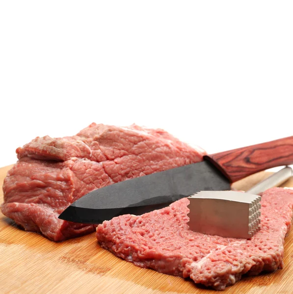 Rohes Rindfleisch — Stockfoto