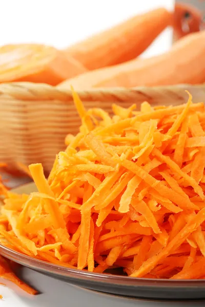 Отполированная морковь — стоковое фото