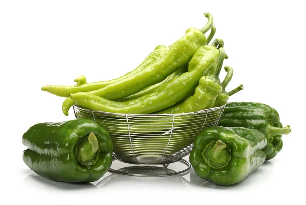 Grön peppar — Stockfoto