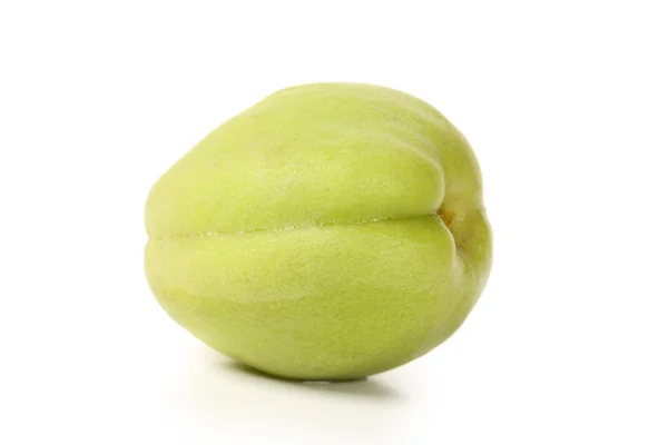 Green apricot — Stock Photo, Image