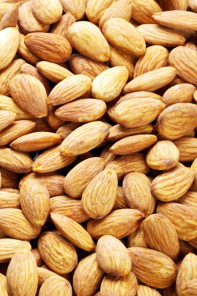 Smakelijke amandelen noten — Stockfoto