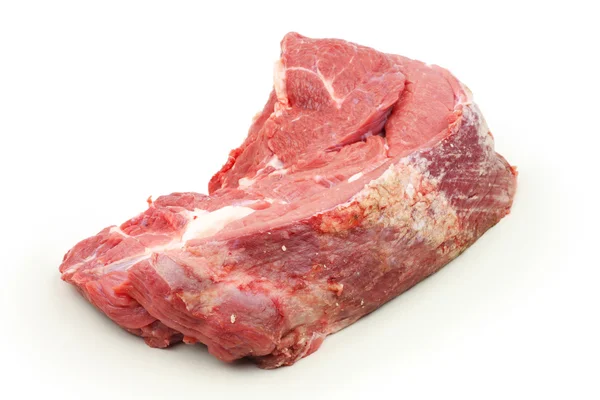 Objekt auf weiß - Lebensmittel rohes Rindfleisch — Stockfoto