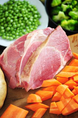 sığır eti ve sebze