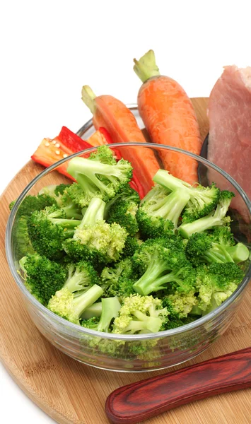 Broccoli and carrots — Stock Photo, Image
