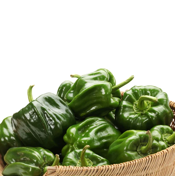 Grüner Paprika — Stockfoto