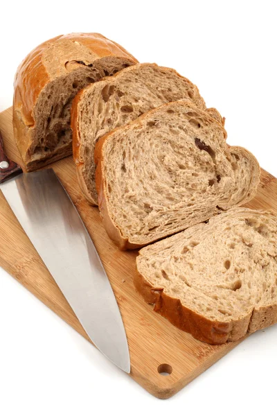 Mes, gehakte roggebrood — Stockfoto