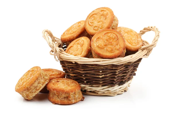 Sandwich biscuits with chestnuts — Stock Photo, Image