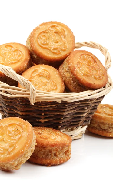 Galletas sándwich con castañas —  Fotos de Stock